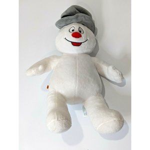 Build-A-Bear Frosty The Snowman Seated Holiday Stuffed Animal Plush 19"